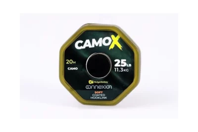 Fir Monturi Ridgemonkey Connexion Camox Soft Coated Hooklink Braided, 25lb