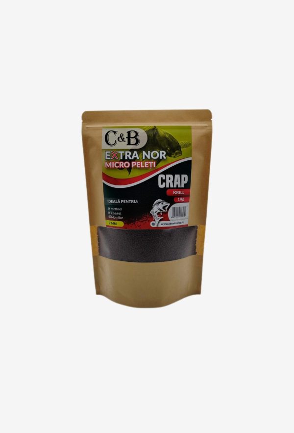C&B Micro Peleti 2mm, Krill, 1kg - imagine 2