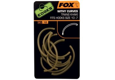 Fox Edges Withy Curve Adaptor - Trans Khaki Hook 6 - 2