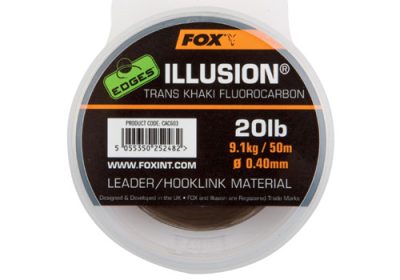 Fluorocarbon Fox Edges Illusion - Trans Khaki