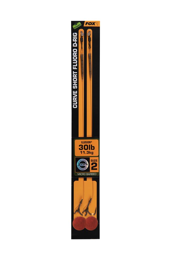 Montura Crap Fox Edges Curve Short Fluoro D-Rig 4 - 20lb Illusion X 2 - imagine 3