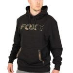 Hanorac Fox LW Black/Camo Print Pullover Hoody
