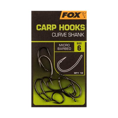 Carlige Fox Curve Shank Carp Hooks