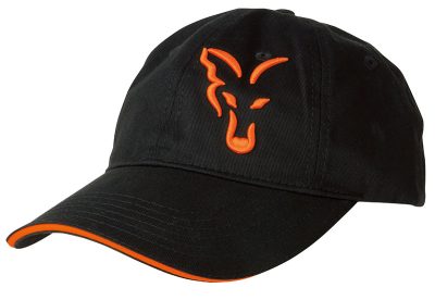 Sapca Fox Black & Orange Baseball Cap