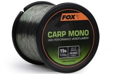 Fir monofilament Fox Carp Mono, Low-Vis Green