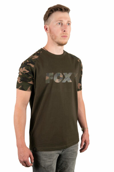 Tricou Fox Raglan Camo/Khaki