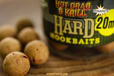 Boilies Carlig Dynamite Baits Hot Crab & Krill Hard Hook Baits