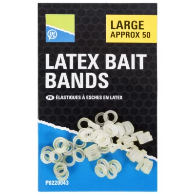 Inele Elastice Preston Latex Bait Bands, Large