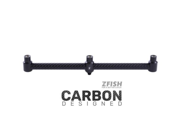 Buzz Bar aluminiu ZFish Carbon design, 3 posturi