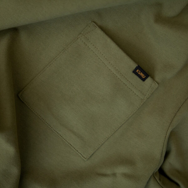 Tricou Kumu Heavyweight Pocket, Khaki