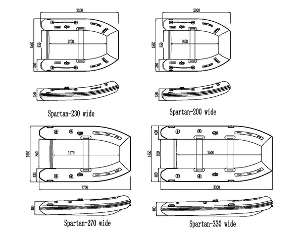 Barca pneumatica Spartan Boats 330 Wide Camo Barca pneumatica Spartan Boats 330 Wide Camo